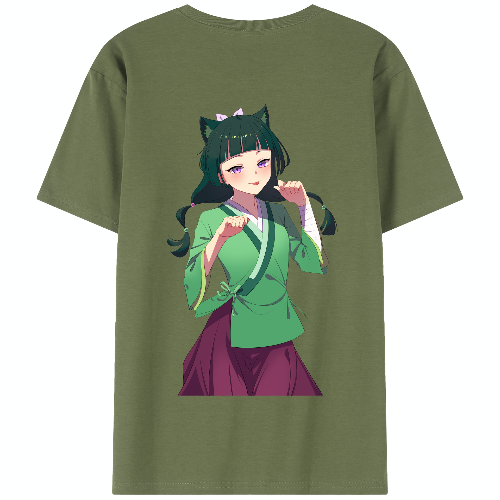 （画像用） 薬屋のひとりごと The Apothecary Diaries 綿100％半袖Tシャツ（背面プリント）